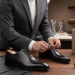 Chaussure Homme Luxe Noir – Élégance Classique Premium