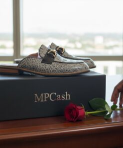 Mules Homme Luxe Gris Croco – Style Italien Premium Grande Marque