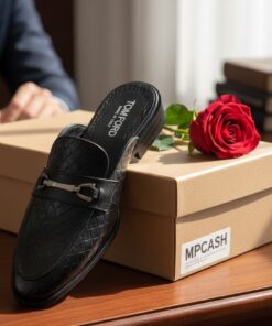TOM FORD – Mule Homme Tressée Luxe Premium