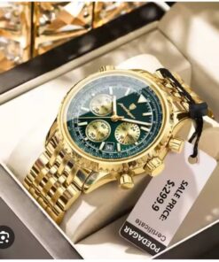 ⌚ MONTRE HOMME LUXE CHRONOGRAPHE — GOLD ÉDITION PREMIUM