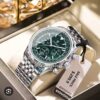 ⌚ MONTRE HOMME CHRONOGRAPHE GREEN SILVER — ÉDITION PREMIUM LUXE