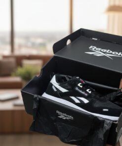 👟 REEBOK HOMME SPORT — ÉDITION BLACK WHITE PREMIUM