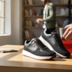 👟 BASKETS HOMME PREMIUM NOIR SPORT CHIC