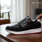 👟 BASKETS HOMME PREMIUM NOIR CLASSIC SPORT