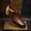 Chaussure Homme Luxe Berluti Paris Marron – Élégance Oxford Premium