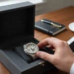 ⌚ MONTRE HOMME CHRONOGRAPHE PREMIUM – ÉDITION ARGENT LUXE