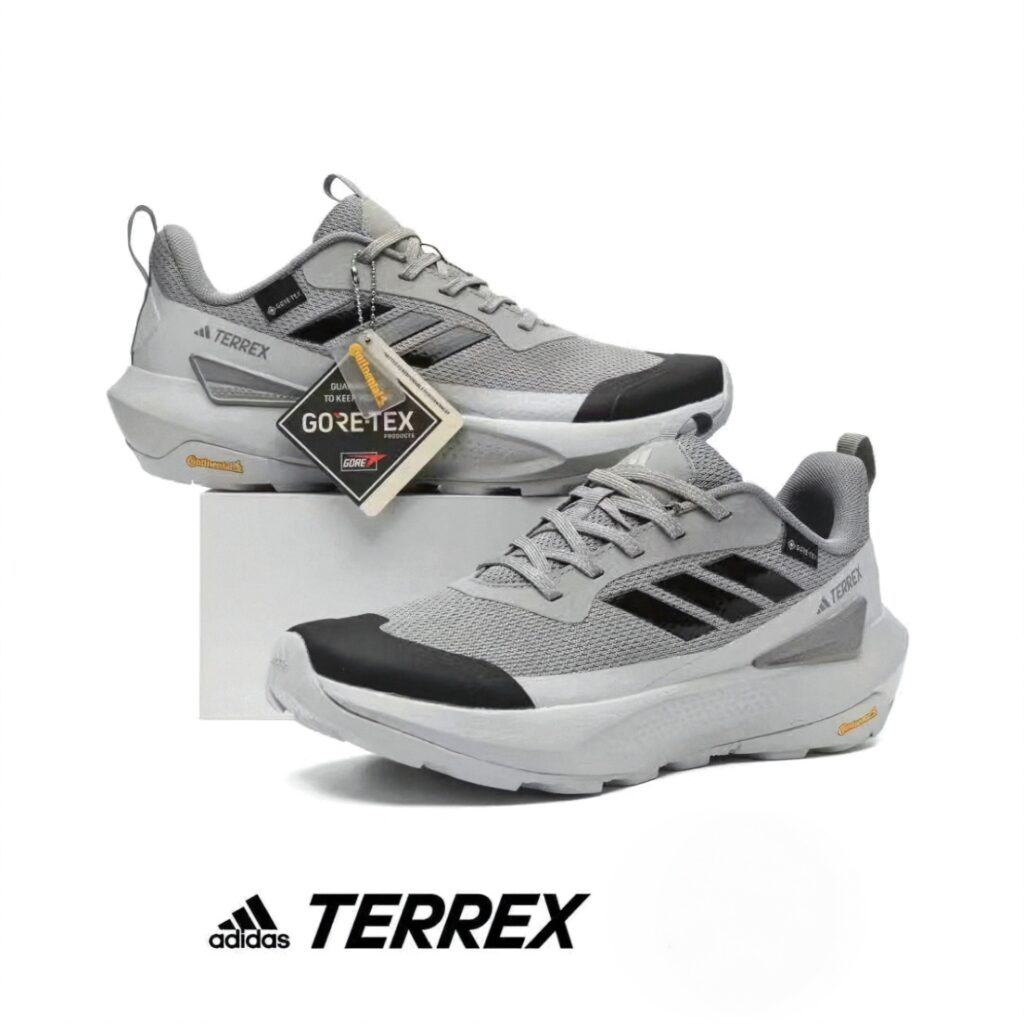 Adidas Terrex GORE-TEX Homme Gris Clair – Chaussures de Randonnée Imperméables | Semelle Continental™ | Outdoor & Trail