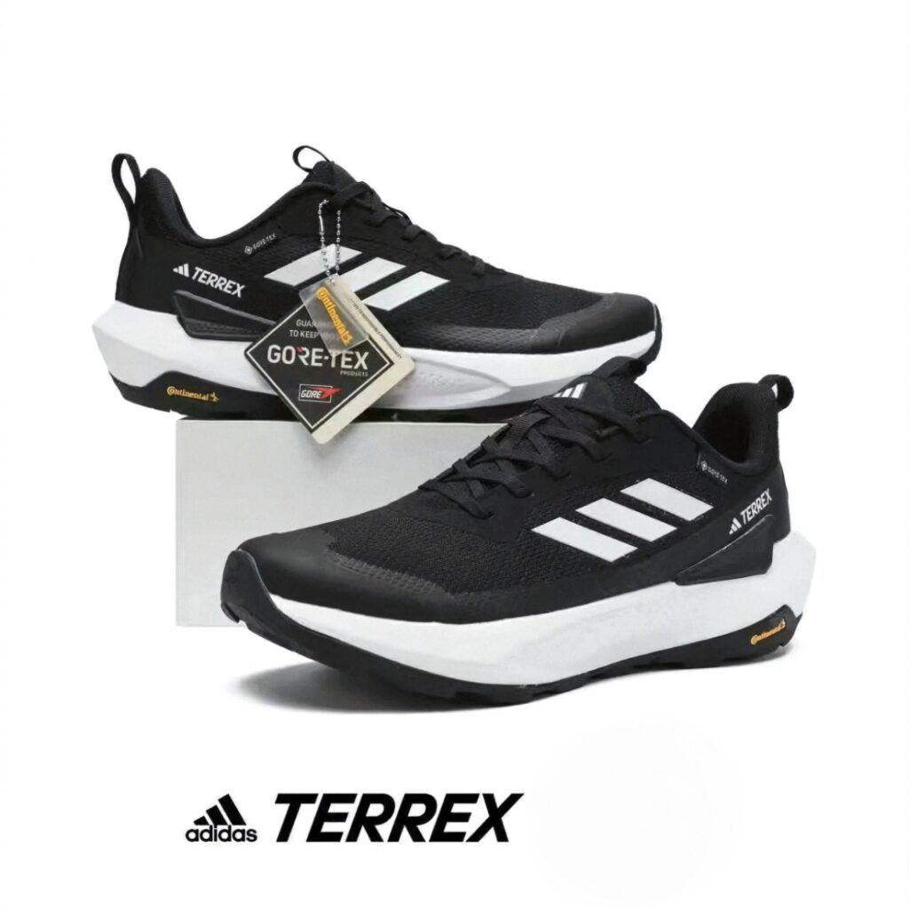 Adidas Terrex GORE-TEX Homme Noir & Blanc – Chaussures de Randonnée Imperméables | Semelle Continental™ | Outdoor & Trail