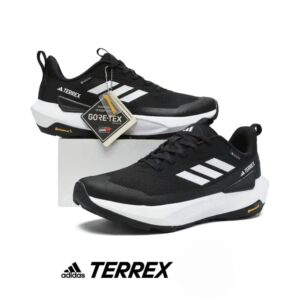 Adidas Terrex GORE-TEX Homme Noir & Blanc – Chaussures de Randonnée Imperméables | Semelle Continental™ | Outdoor & Trail