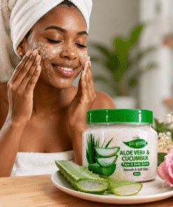 Gommage Visage & Corps Aloe Vera & Concombre PrakritiFix – 300 ml