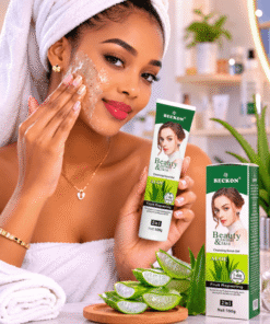 BECKON Beauty Natural Skin Cleansing Scrub Gel Aloe Vera 2 en 1 – 100 g