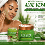 Wokali Aloe Vera Natural Sherbet Scrub – Gommage Naturel Exfoliant Visage & Corps – 600 g