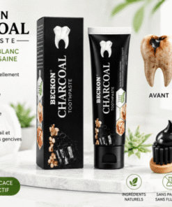 BECKON Charcoal Toothpaste – Dentifrice au charbon actif