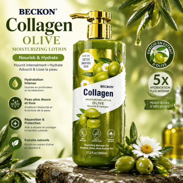 BECKON Collagen Olive Moisturizing Lotion – 500 ml